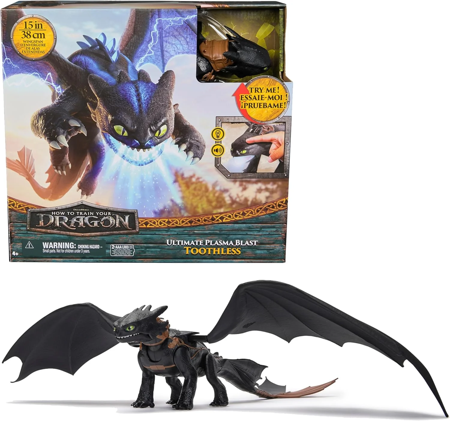 Spin Master - Dragons Sdentato Sputafuoco