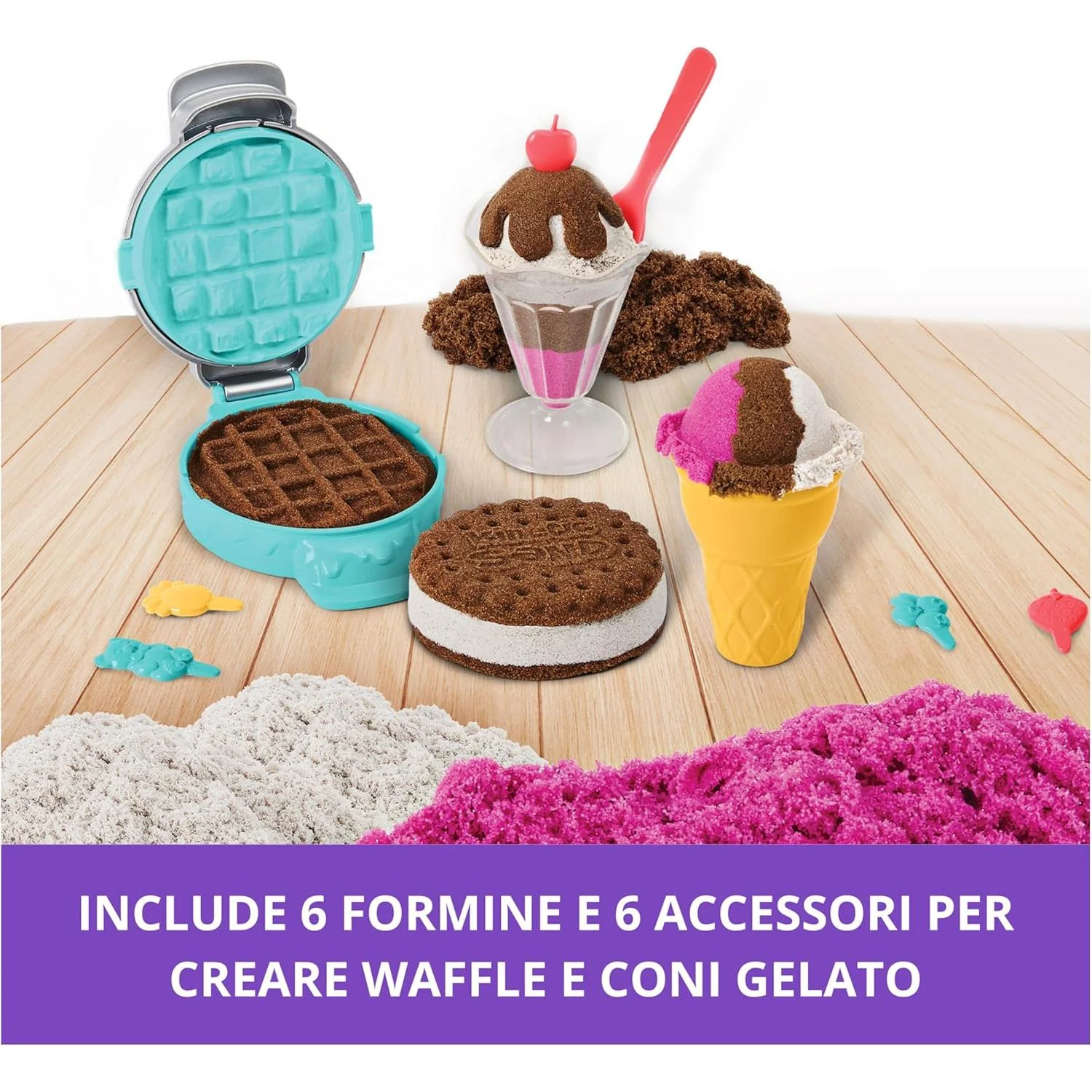 Spin Master - Kinetic Sand playset Gelati Deliziosi - Image 2