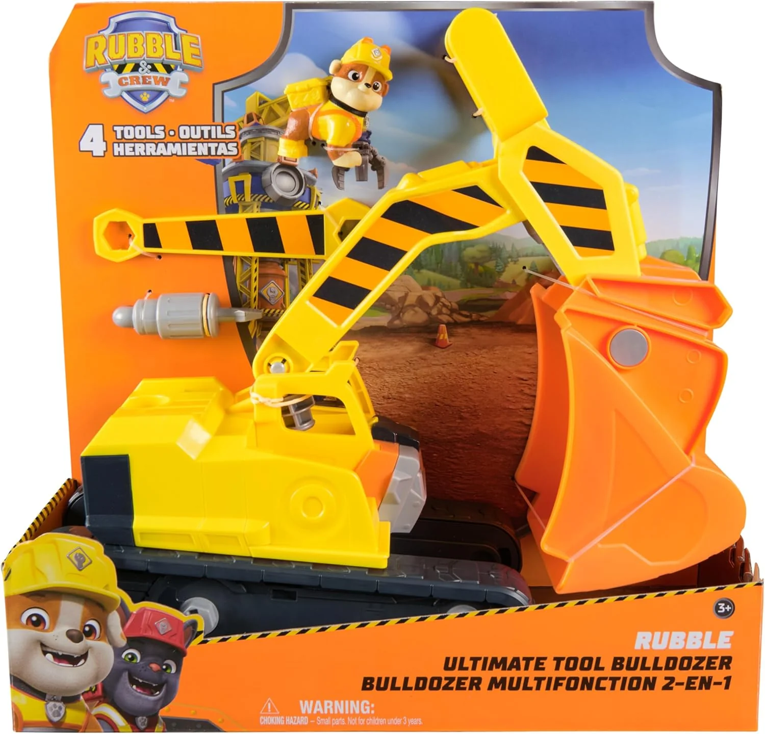 Spin Master - Rubble & Crew Veicolo Deluxe Di Rubble Con Strumenti Rimovibili - Image 4