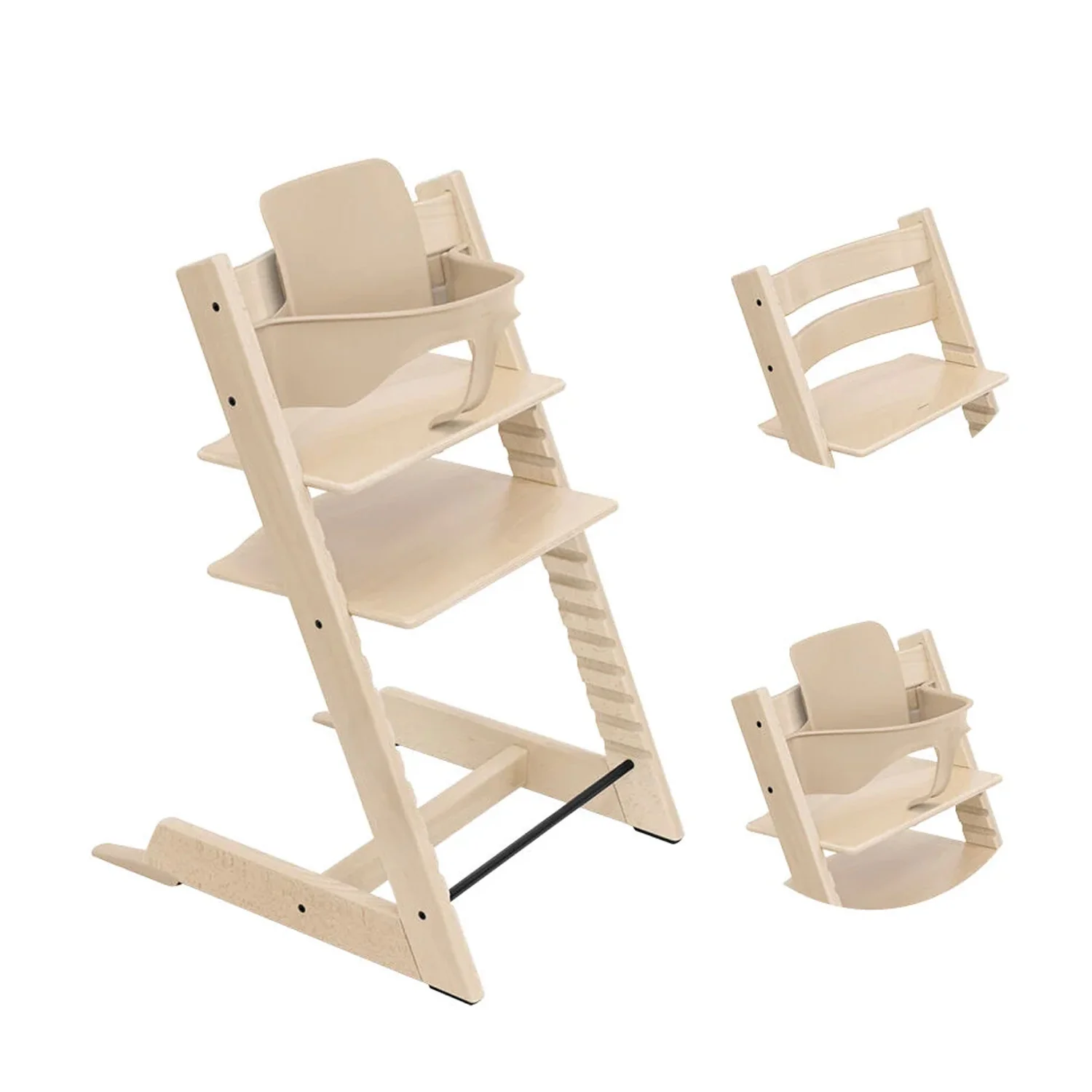 Stokke - Sedia Tripp Trapp in Rovere + Baby Set